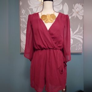 Flowy Half Sleeve Romper